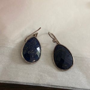 Silpada navy teardrop earrings